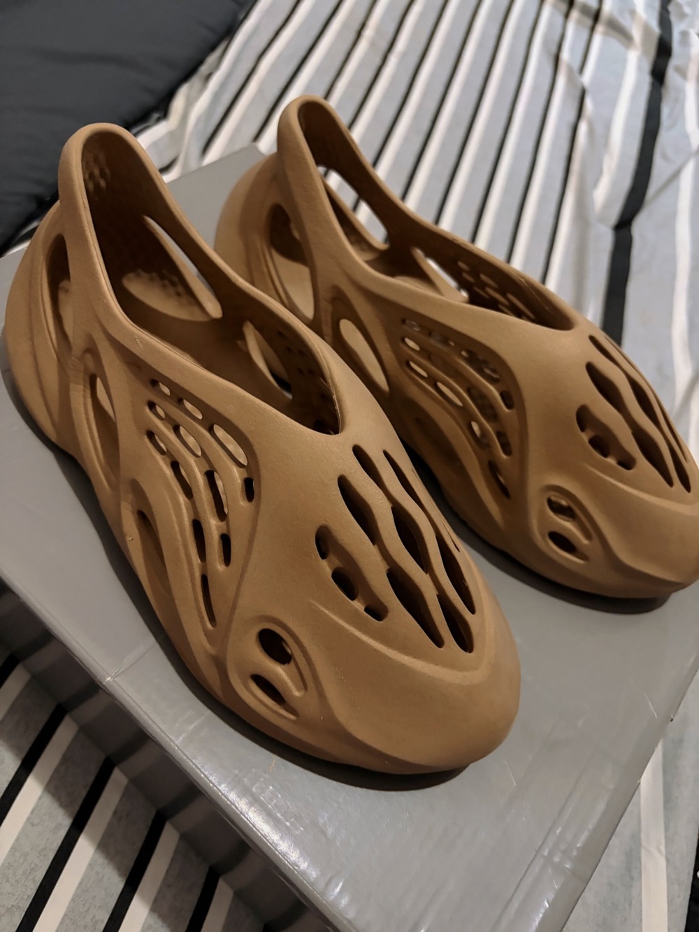 Tan Yeezy Foam Runners